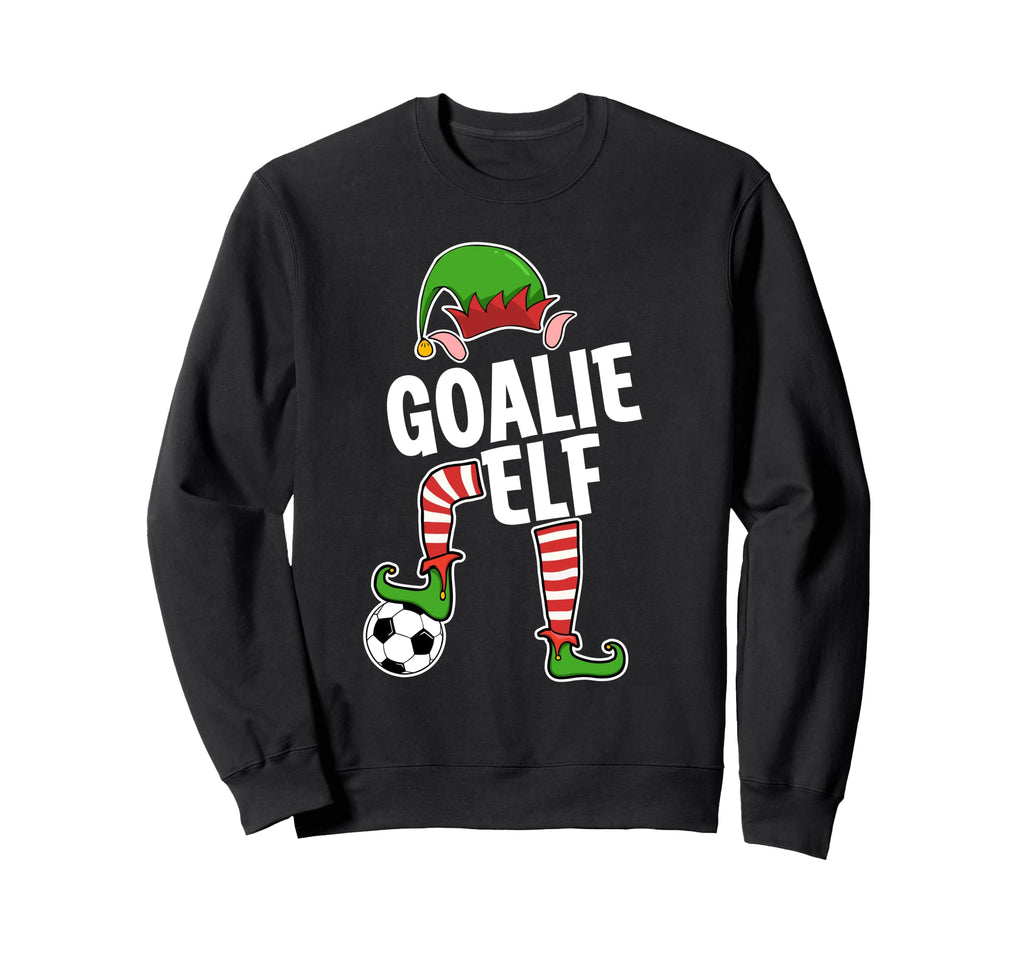 Soccer Elf Goalie Soccer Player Elf Sweatshirt - Novelty Apparel Men Women