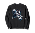 Border Collie Soccer Champion Sweatshirt - Fun Novelty Design for Adults