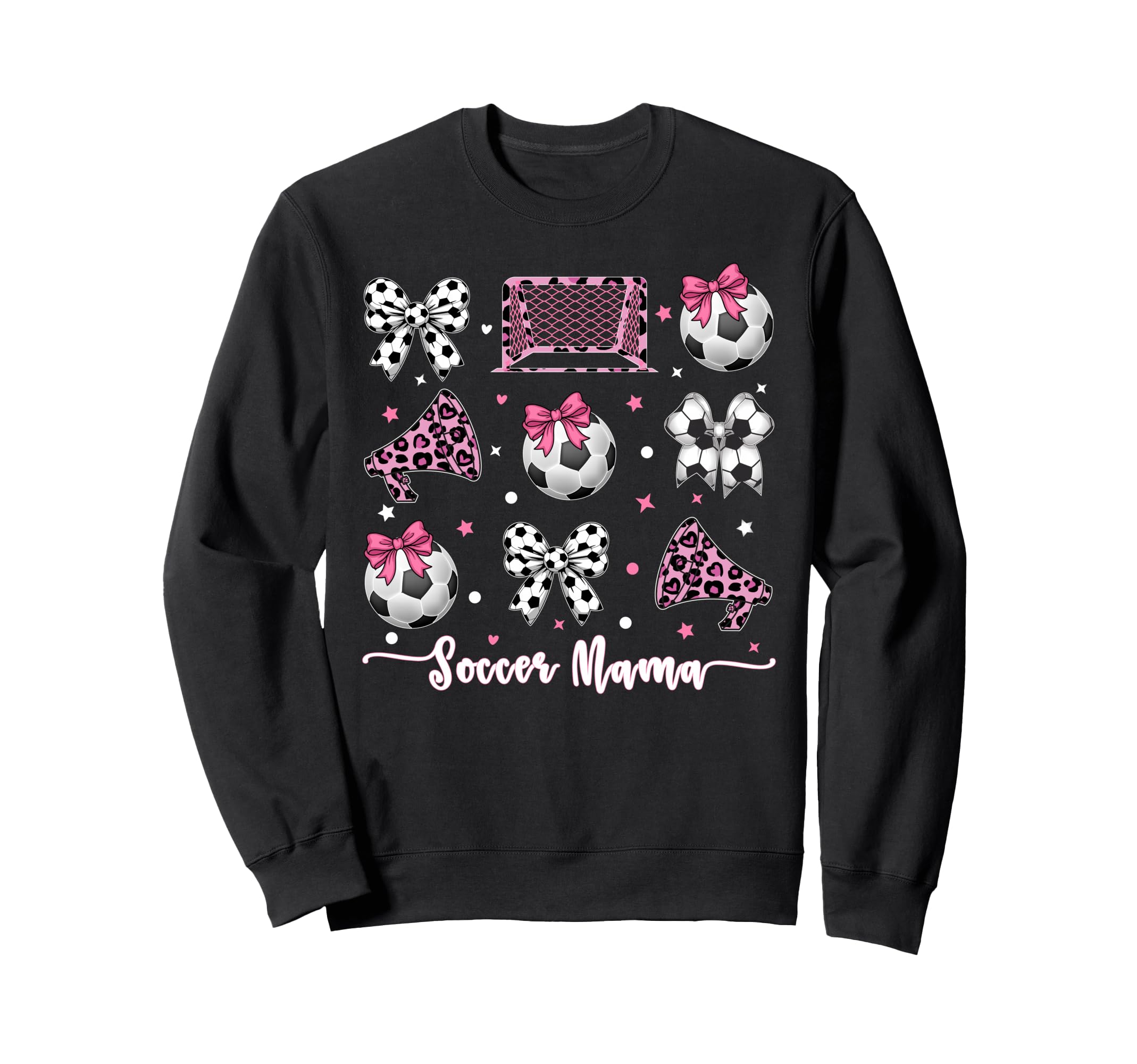 Coquette Bow Soccer Mom Mothers Sweatshirt - Aesthetic Graphic for Adults