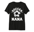 Soccer Nana Soccer Ball Distressed T-Shirt - Aesthetic Graphic Men Women