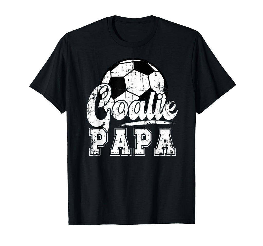 Soccer Goalie Papa Grandpa Papa T-Shirt - Fun Novelty Design for Adults