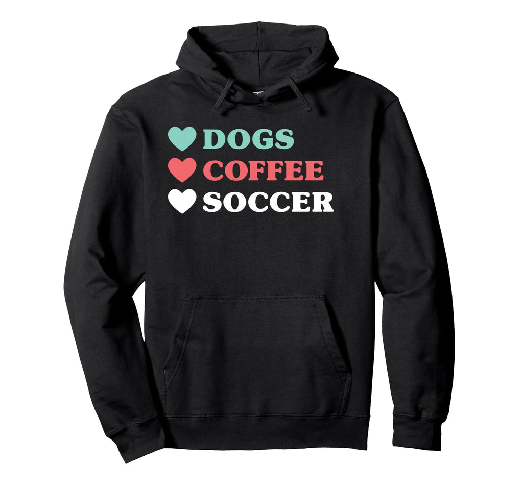 Dogs Coffee Soccer And Hoodie - Unique Graphic Men Women
