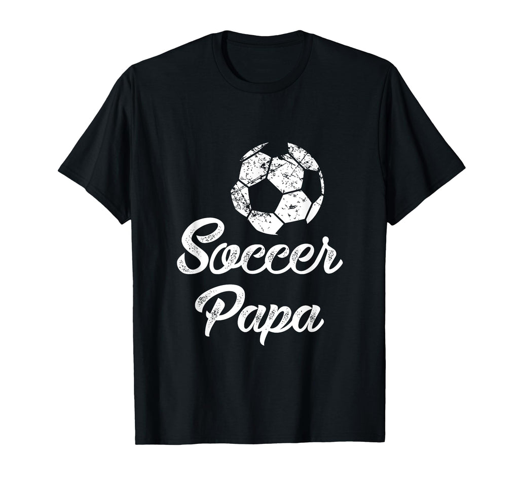 Soccer Papa Funny Player Fan Gift T-Shirt - Trendy Graphic for Adults