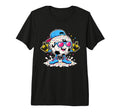Soccer Ball Melting Ice Cream Drip T-Shirt - Minimalist Print Men Women