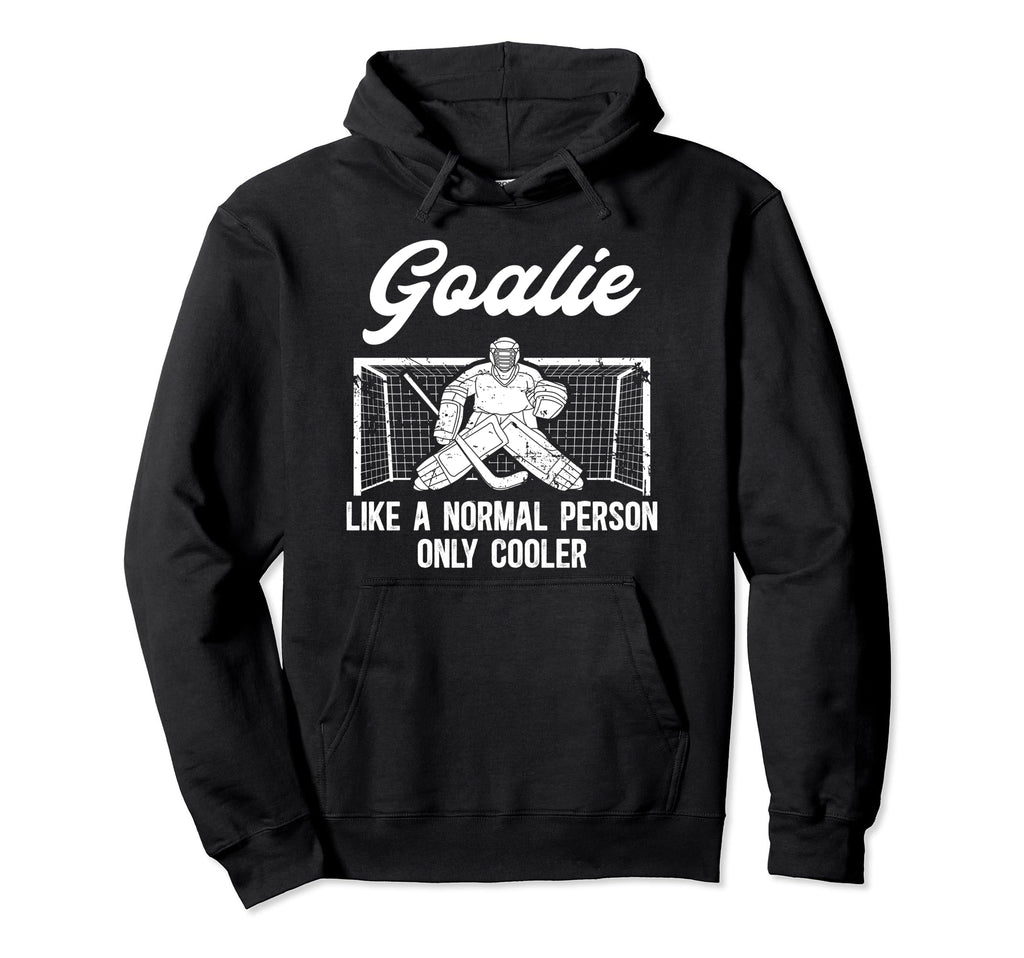 Ice Hockey Goalie Goaltender Ice Hoodie - Streetwear Style Men Women