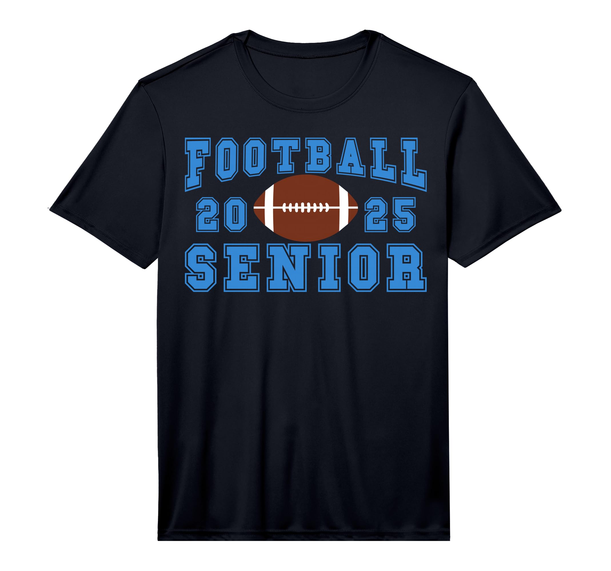 Mens Senior Night Football Senior T-Shirt - Aesthetic Graphic for Adults