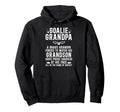 Hockey Goalie Grandpa Hockey Keeper Hoodie - Aesthetic Graphic Unisex