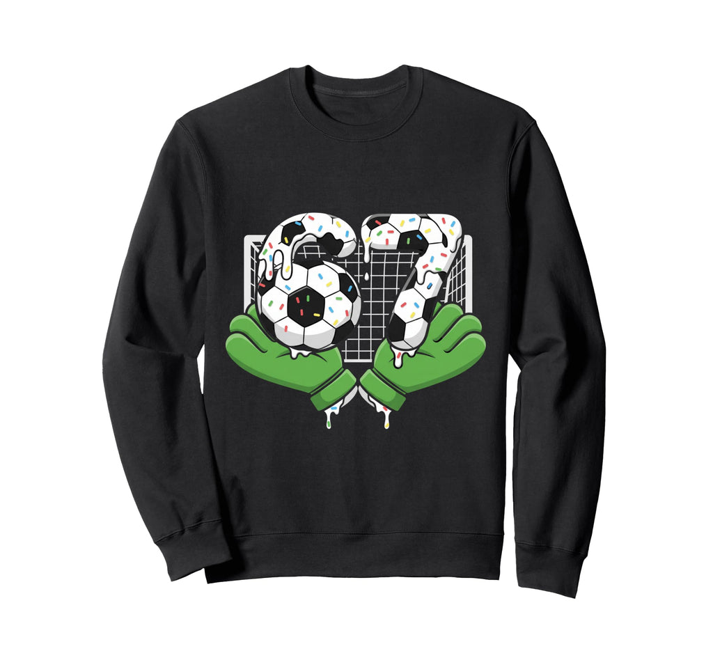 67 Soccer Ball Goalie Net Gloves Sweatshirt - Trendy Graphic Men Women