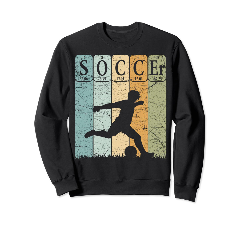 Soccer Periodic Table Elements Sweatshirt - Trendy Graphic Men Women