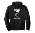 Funny Soccer Sport Teen Futbol Skeleton Hoodie - Novelty Apparel Unisex