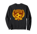 Yellow Red Distressed Lifes Sweatshirt - Aesthetic Graphic for Adults