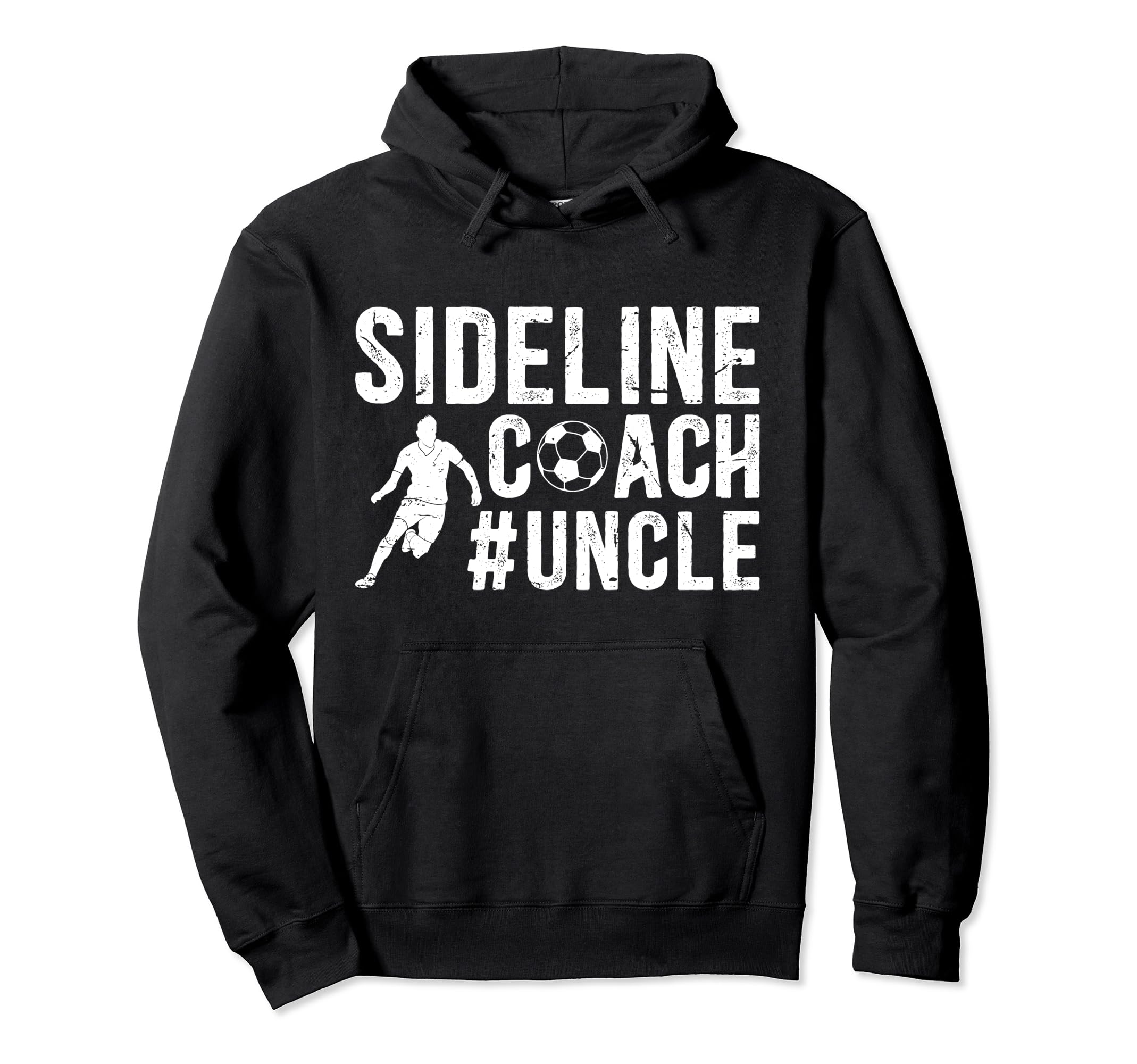 Sideline Coach Soccer Uncle Soccer Hoodie - Custom Art Print for Adults