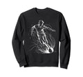 Soccer Player Sports Sweatshirt - Fun Novelty Design for Adults