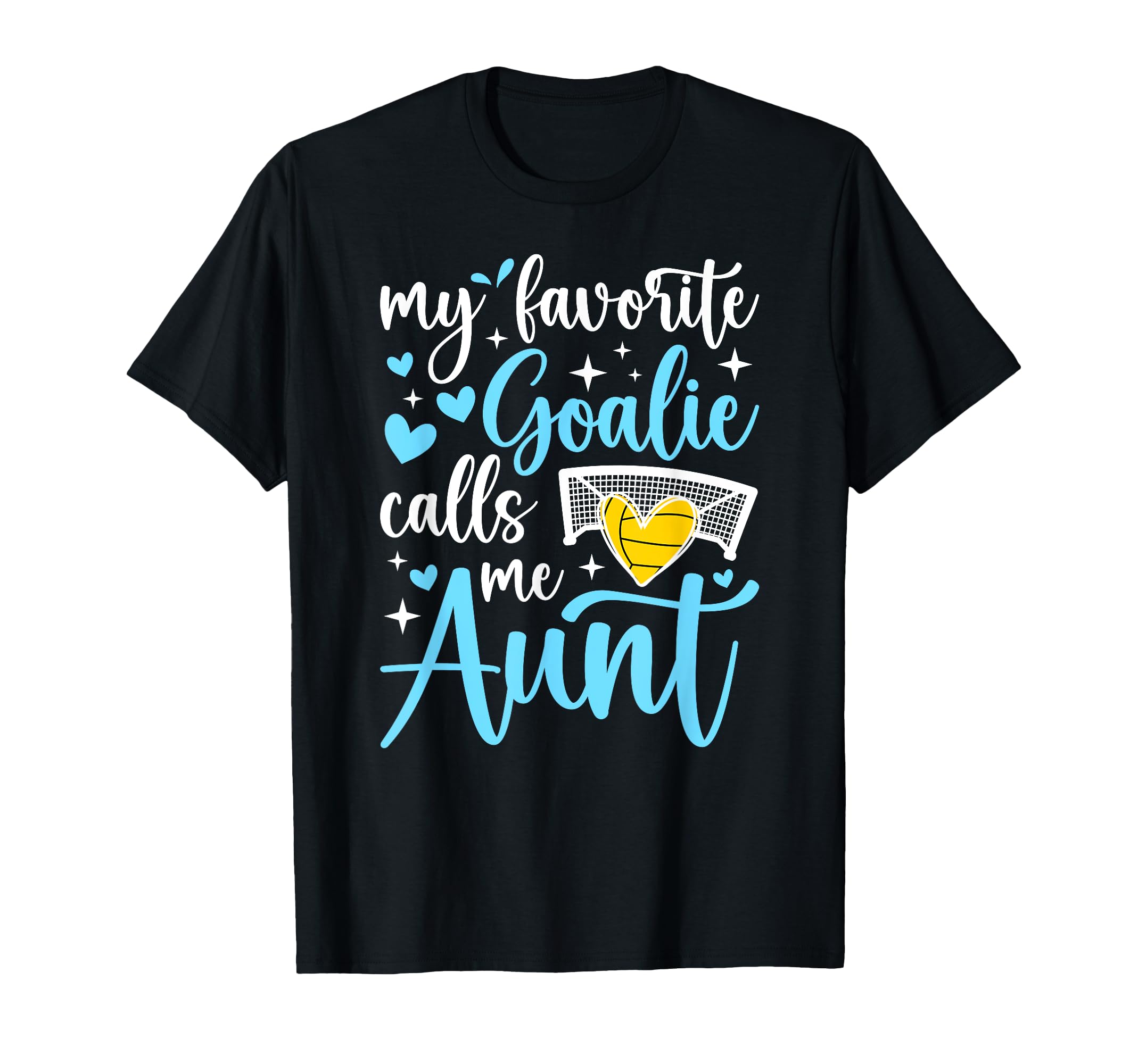Water Polo Goalie Aunt Water Polo T-Shirt - Unique Graphic Men Women