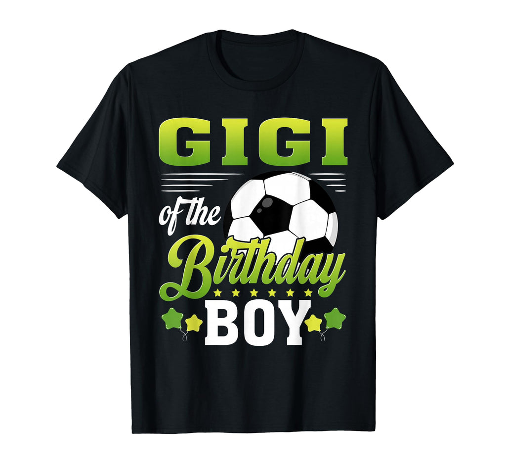 Gigi Birthday Soccer Player Bday Party T-Shirt - Minimalist Print Men Women