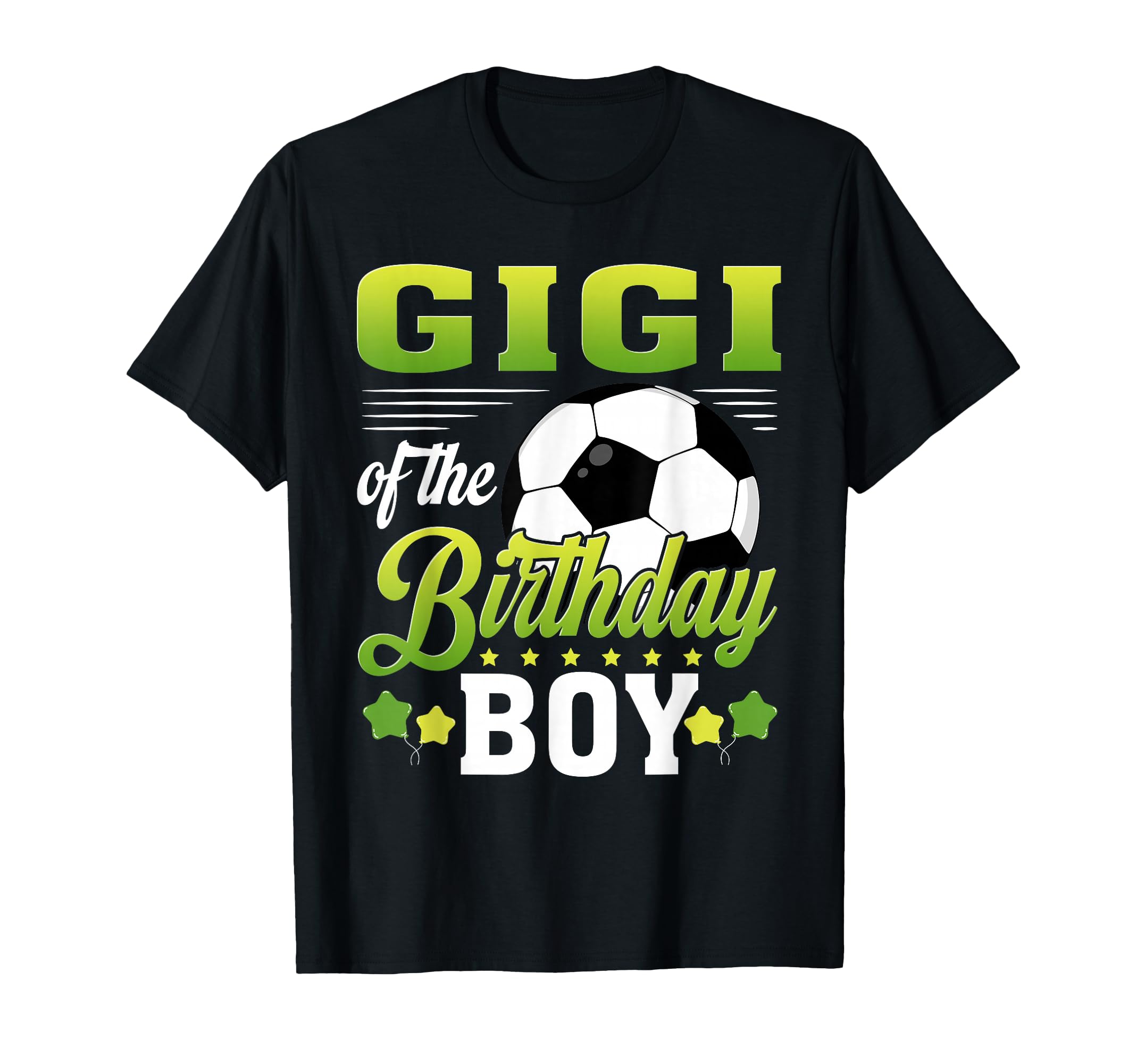 Gigi Birthday Soccer Player Bday Party T-Shirt - Minimalist Print Men Women