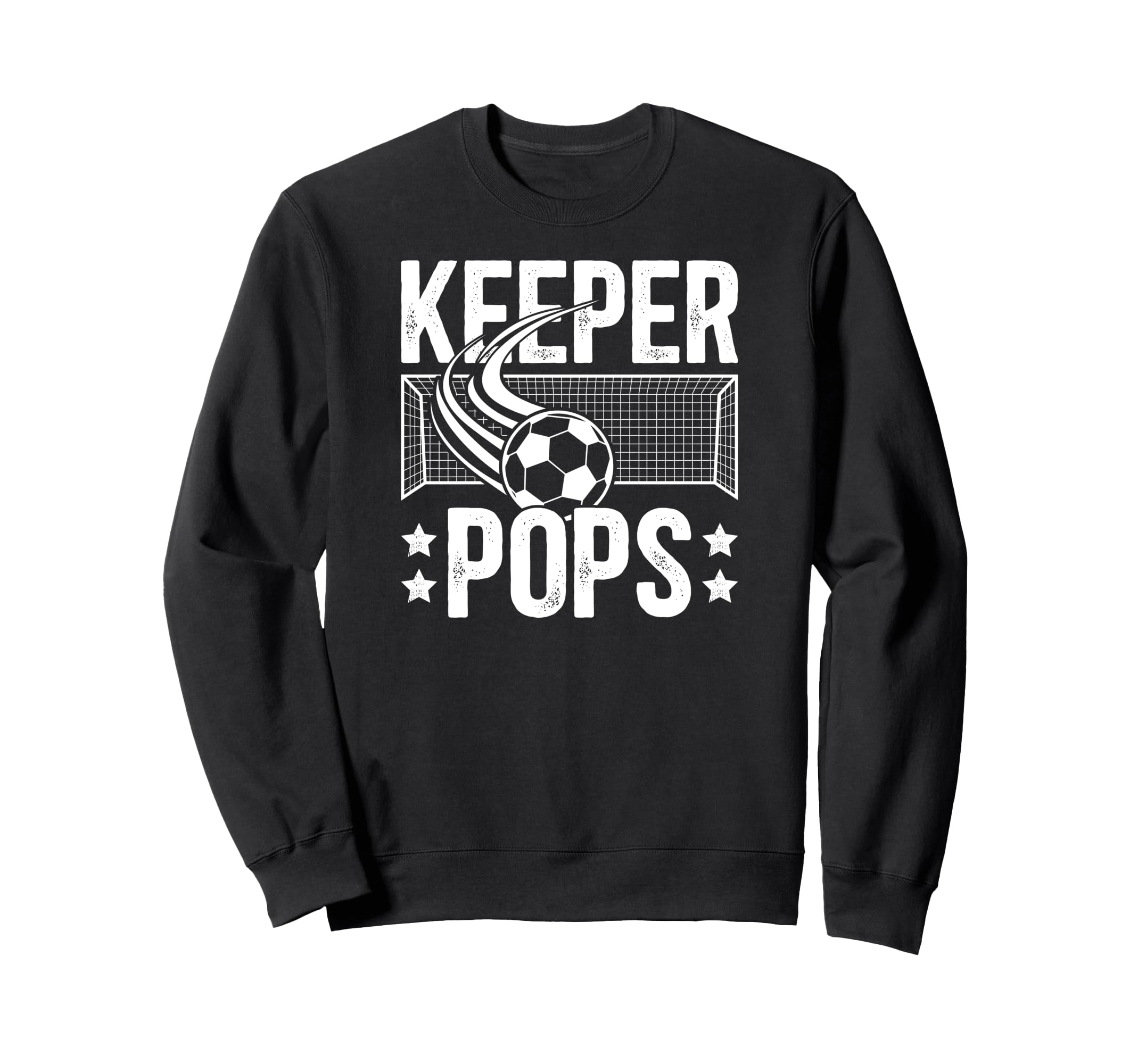 Soccer Keeper Pops Soccer Goalie Sweatshirt - Minimalist Print for Adults