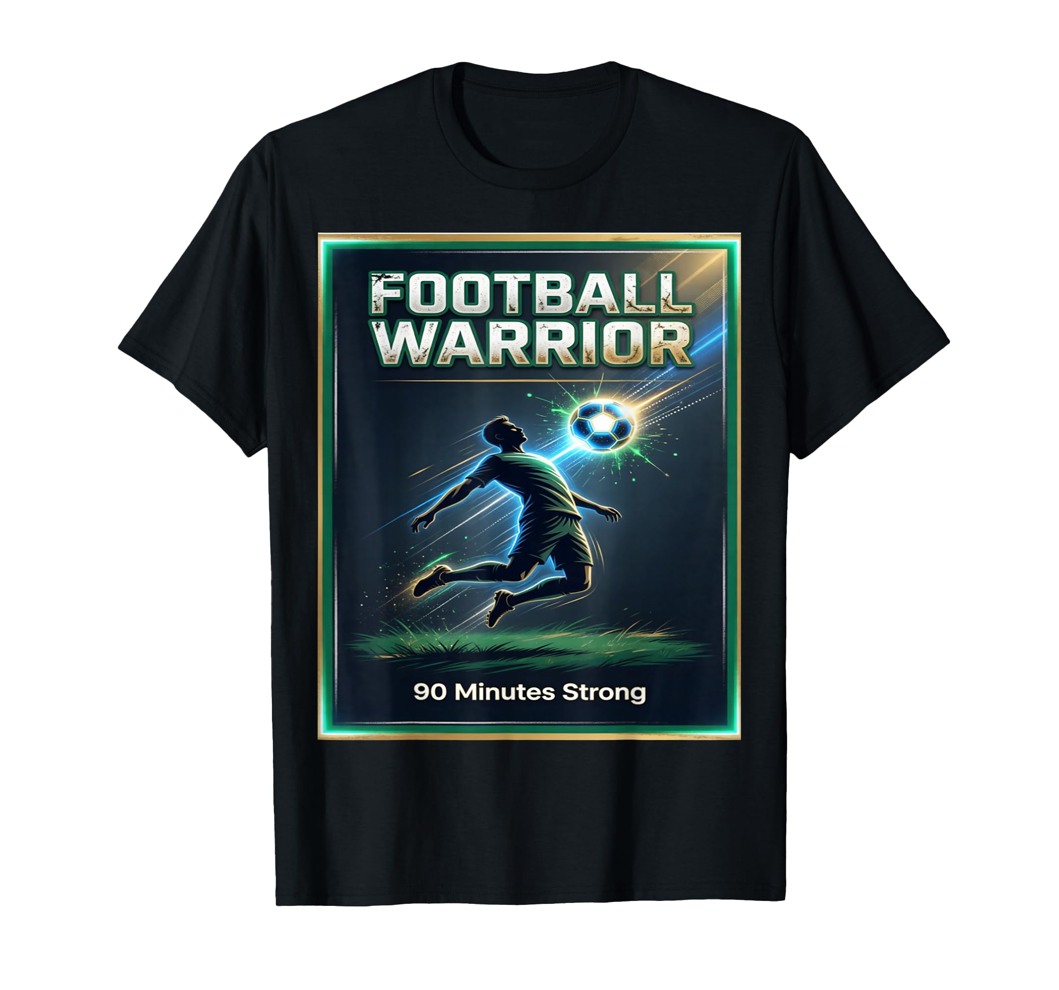 Football Warrior Soccer 90 Minutes T-Shirt - Streetwear Style Unisex