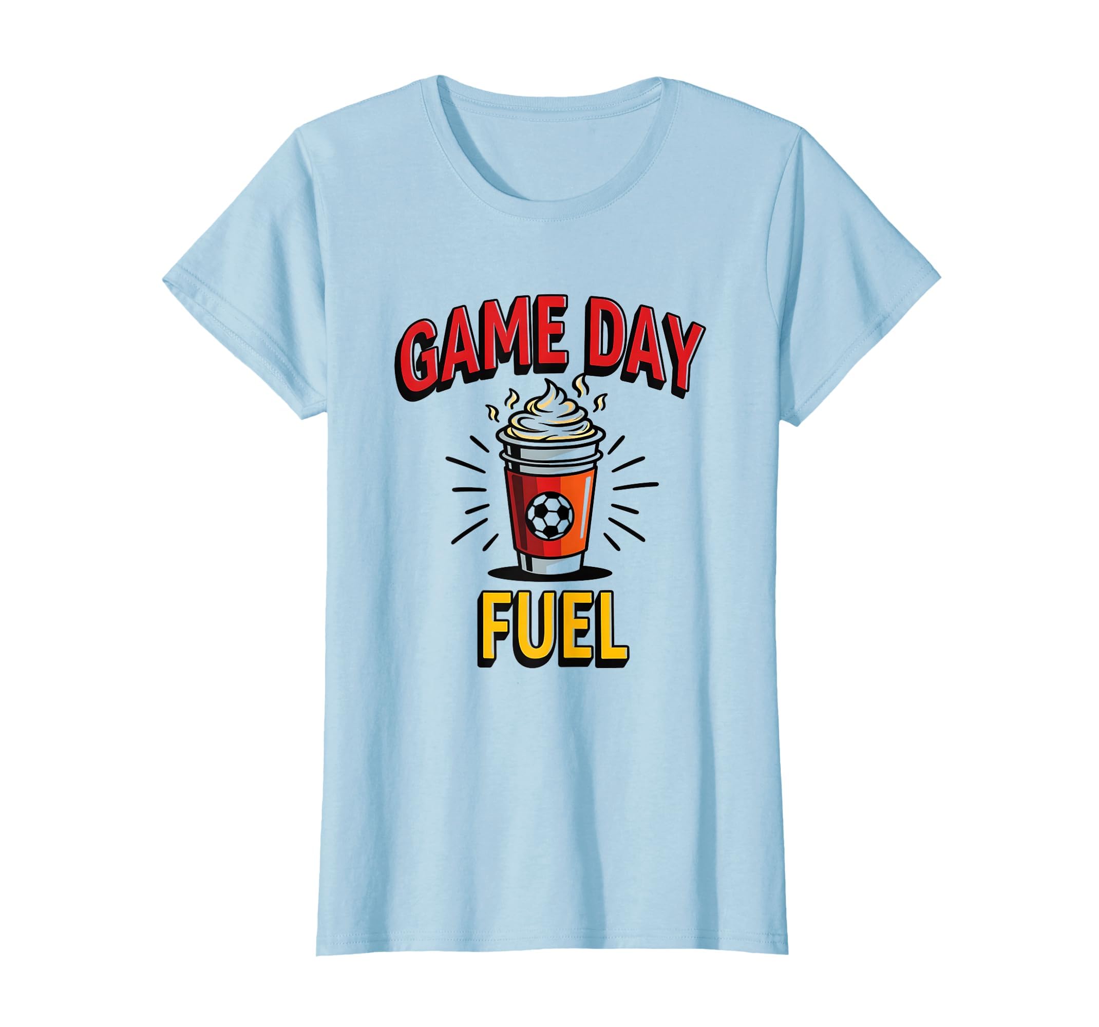 Game Day Fuel Soccer Mom T-Shirt - Casual Everyday Wear for Adults