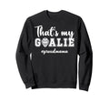 Proud Hockey Goalie Mama Ice Hockey Sweatshirt - Trendy Graphic for Adults