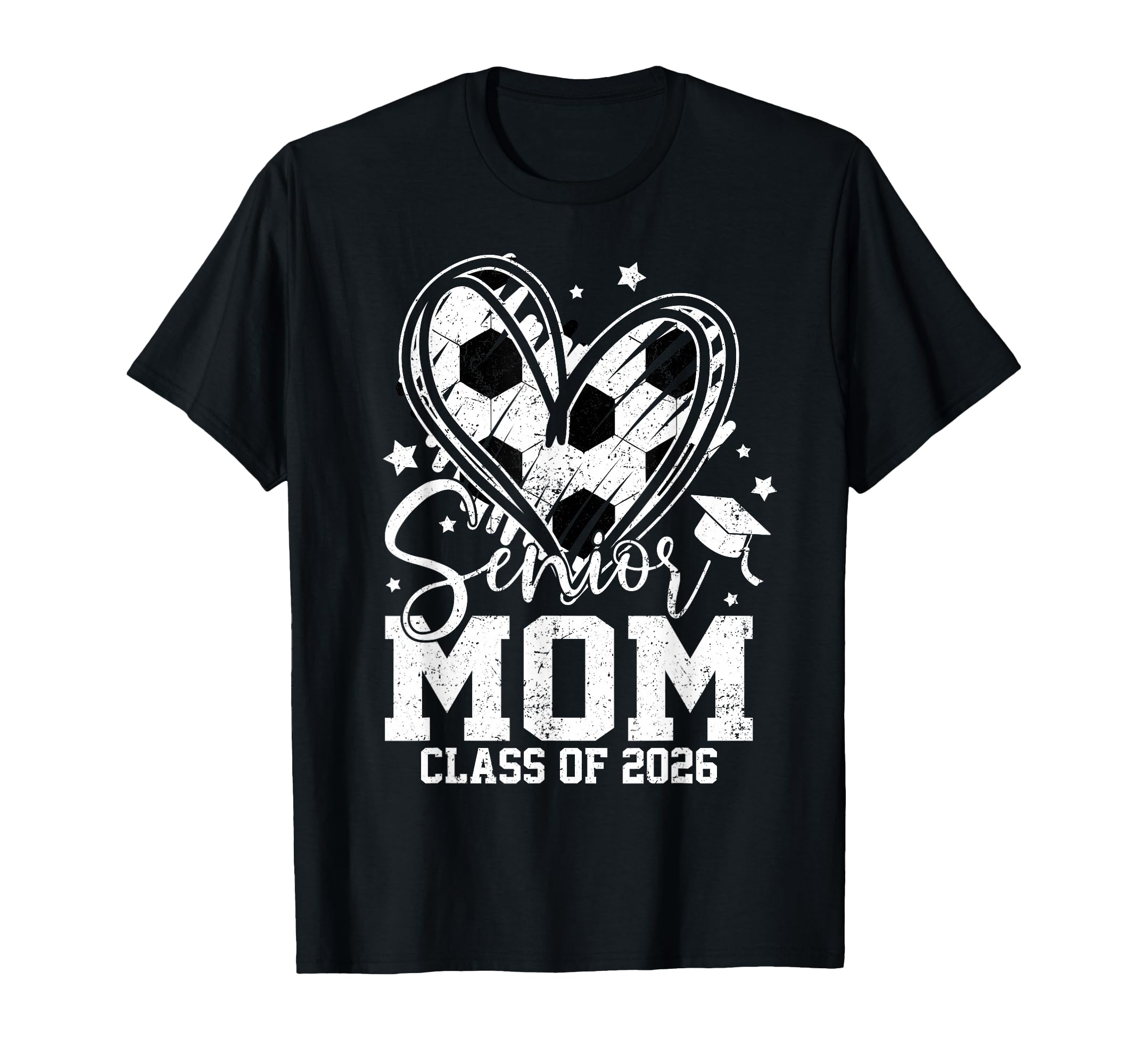 Senior Mom Class 2026 Soccer T-Shirt - Streetwear Style for Adults
