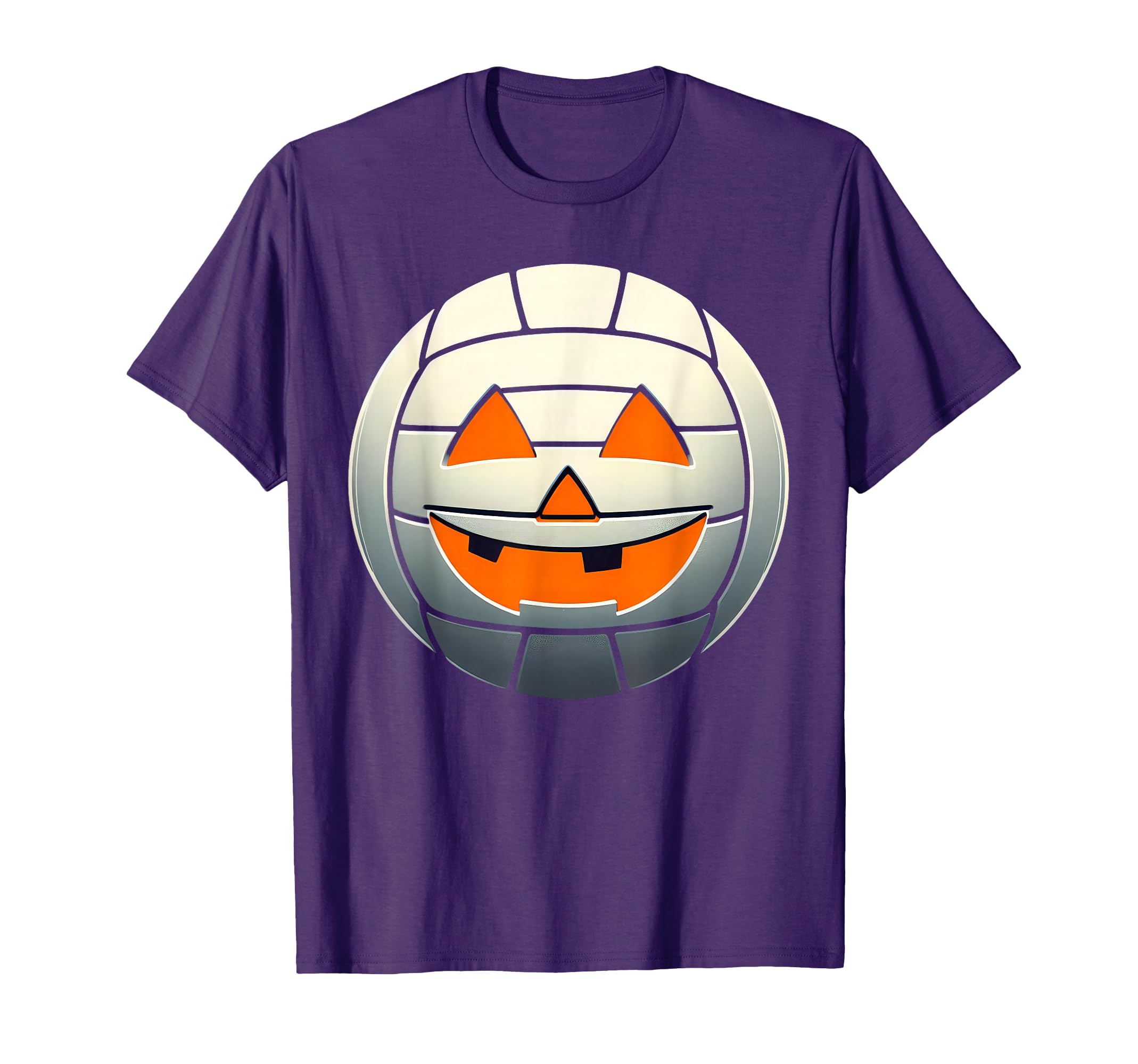 Halloween Jack O Lantern Volleyball T-Shirt - Custom Art Print Unisex