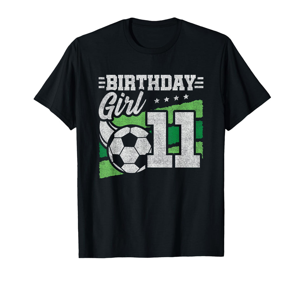 11Th Birthday Soccer Party 11 Year T-Shirt - Minimalist Print for Adults
