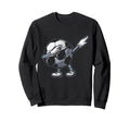 Dabbing Soccer Ball Funny Sweatshirt - Casual Everyday Wear Men Women