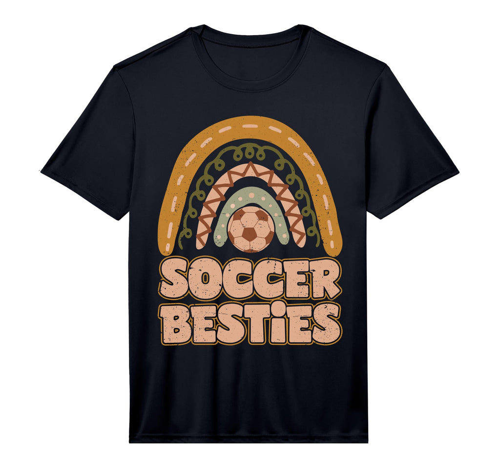 Mens Soccer Besties Bff Best Friends T-Shirt - Streetwear Style for Adults