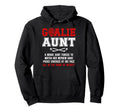 Hockey Goalie Aunt Hockey Keeper Aunt Hoodie - Novelty Apparel for Adults
