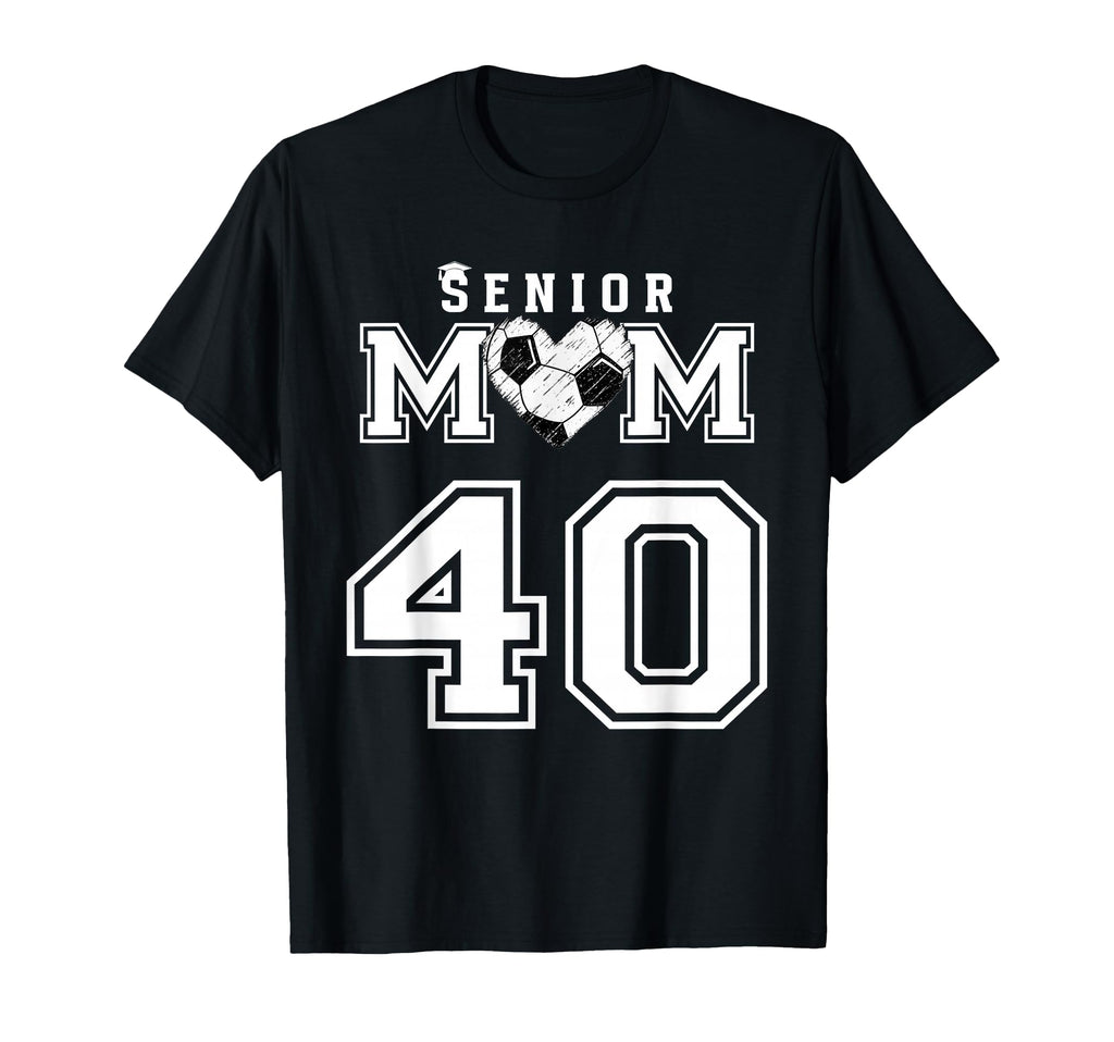 Proud Senior Soccer Mom Custom T-Shirt - Casual Everyday Wear for Adults