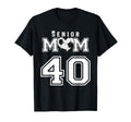Proud Senior Soccer Mom Custom T-Shirt - Casual Everyday Wear for Adults