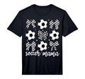 Soccer Mama Coquette Bow Soccer Mom T-Shirt - Novelty Apparel for Adults