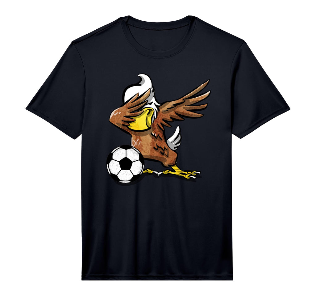 Funny Soccer Dabbing Eagle Sport Gift T-Shirt - Unique Graphic for Adults