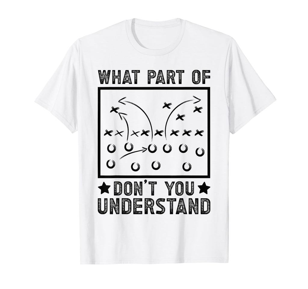 Football Coach T-Shirt - Fun Novelty Design for Adults