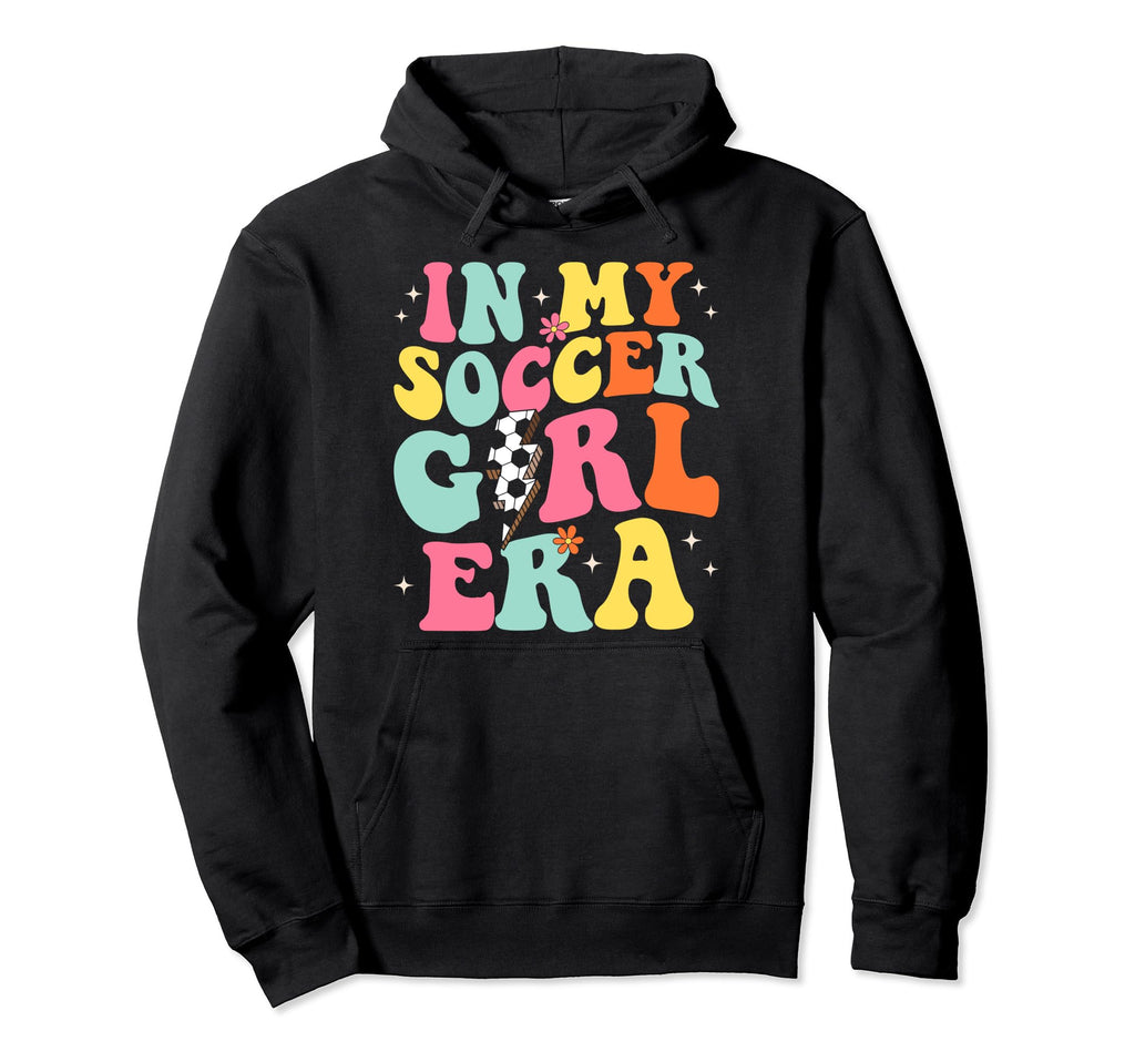 My Soccer Era Groovy Soccer Hoodie - Casual Everyday Wear Men Women