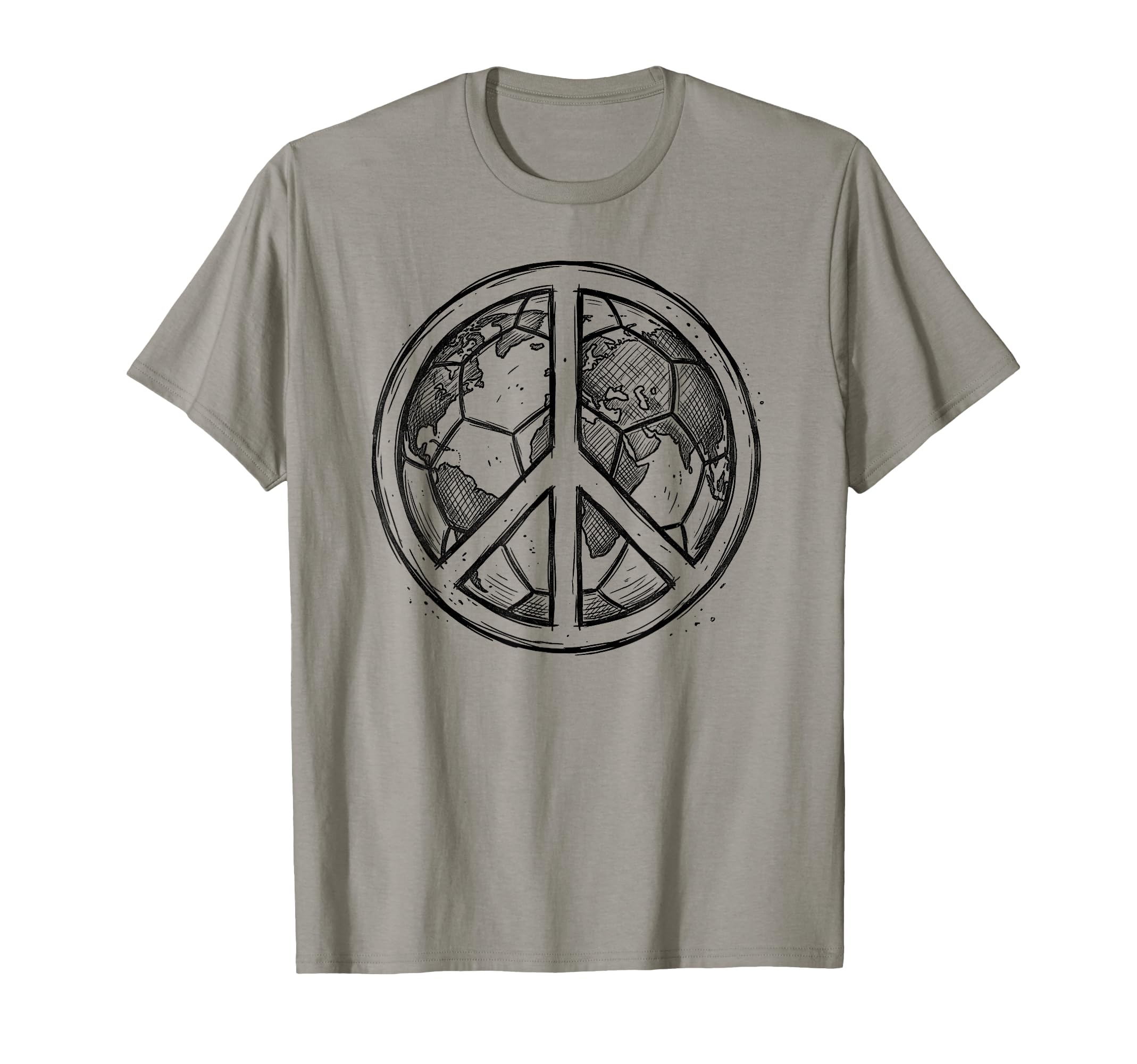 Soccer World Peace Is My Goal Futbol T-Shirt - Novelty Apparel Men Women
