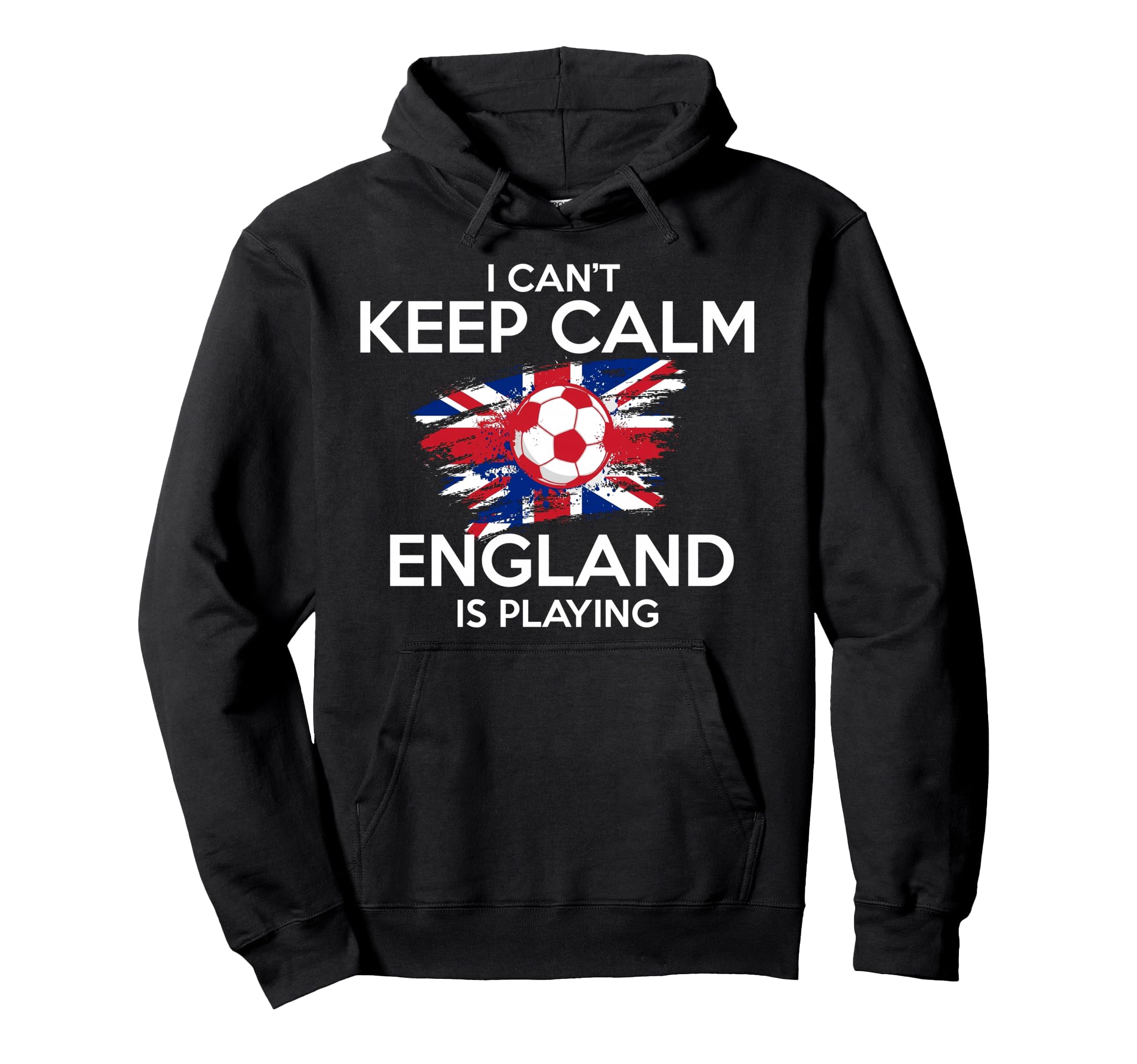 England Soccer Football Game Player Fan Hoodie - Graphic Print Unisex
