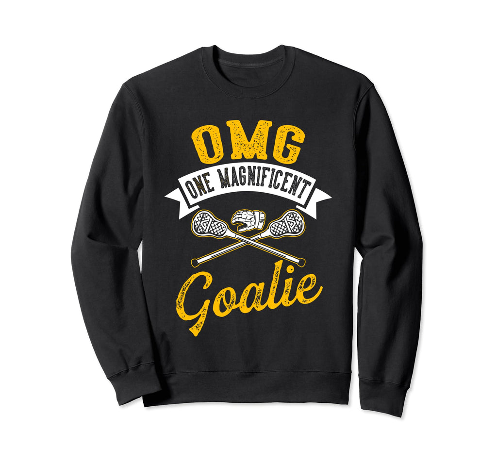 Funny Goalkeeper Lacrosse Lax Goalie Sweatshirt - Custom Art Print Unisex
