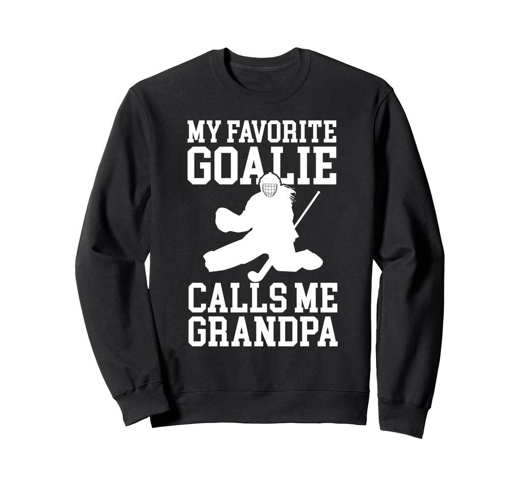 Field Hockey Goalie Grandpa Field Sweatshirt - Novelty Apparel Men Women