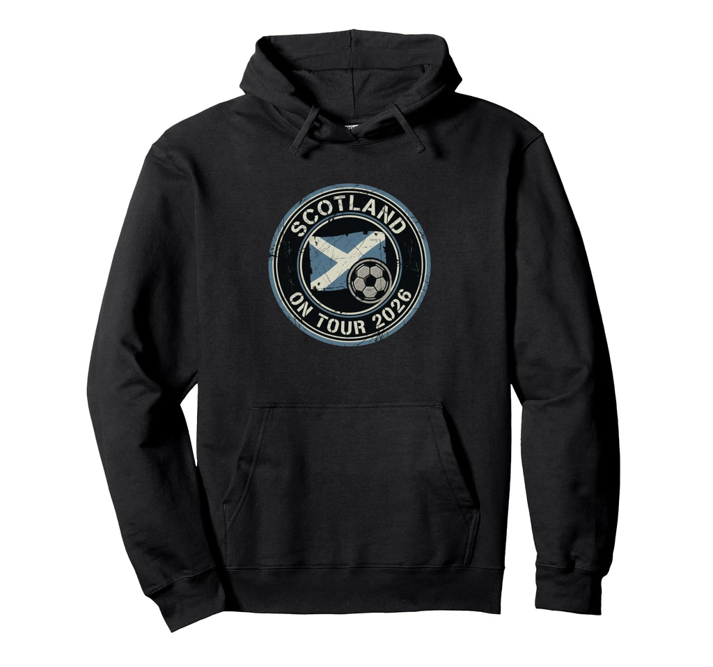 Scotland Tour 2026 Football Fan Distressed Hoodie - Graphic Print Men Women