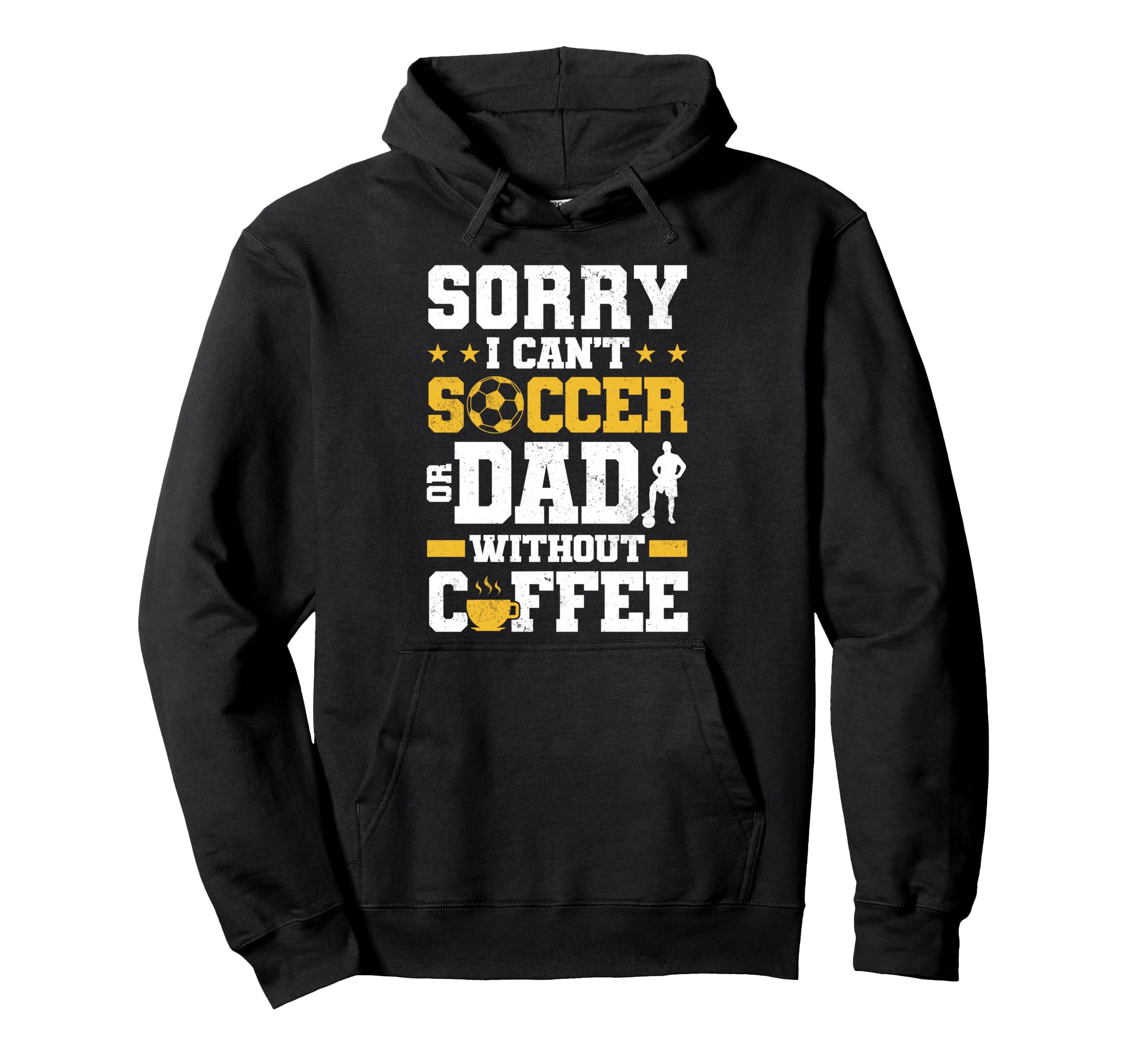 Soccer Dad Coffee Lover Hoodie - Minimalist Print Unisex