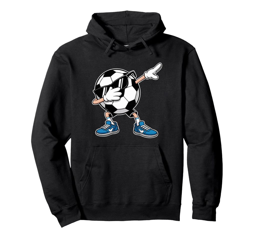 Dabbing Soccer Ball Shades And Hoodie - Casual Everyday Wear Men Women