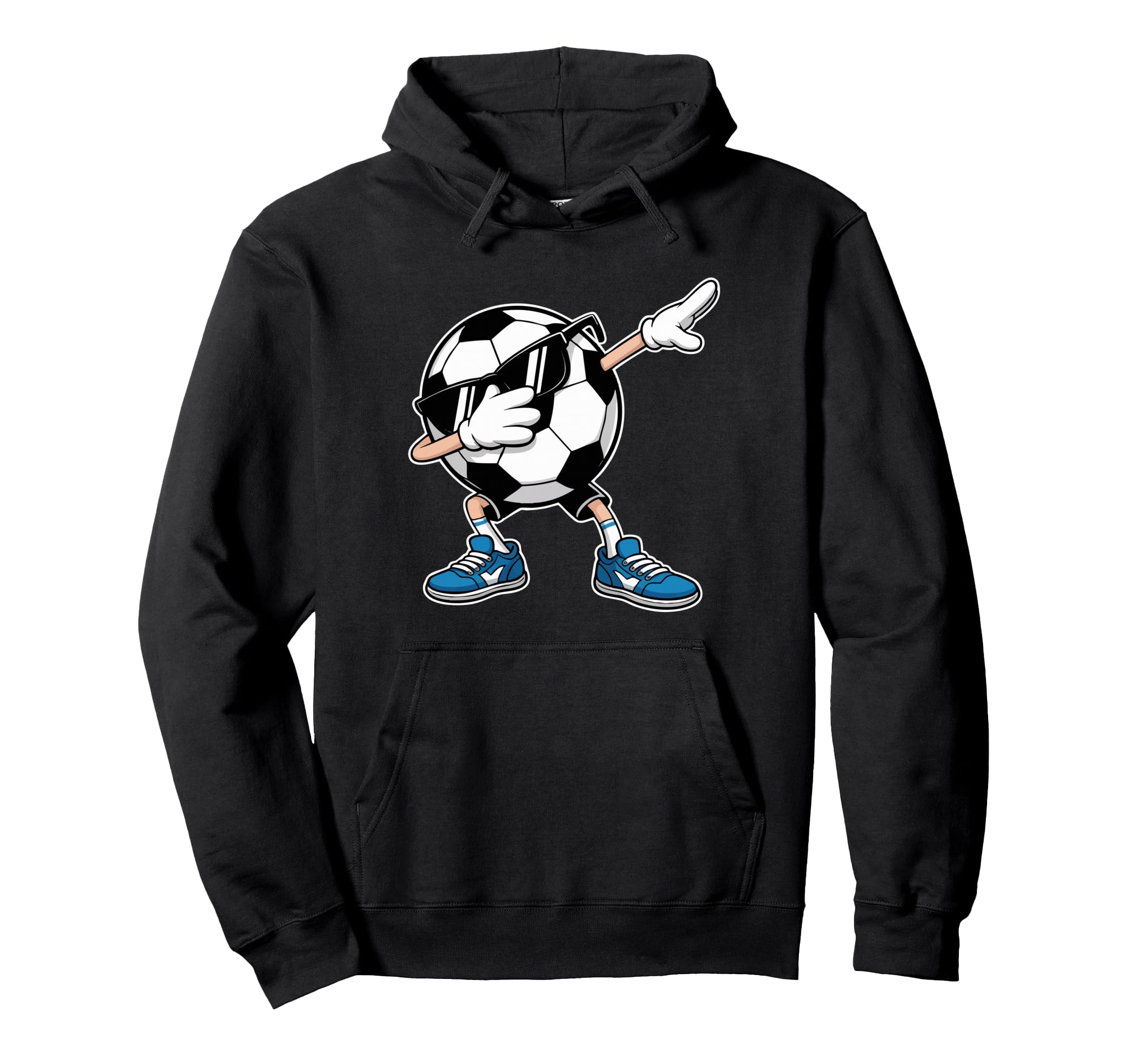 Dabbing Soccer Ball Shades And Hoodie - Casual Everyday Wear Men Women
