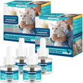 Cat Calming Diffuser Refills - 4 Pack Cat Pheromones Calming Diffuser for Cat Anxiety Relief, Cat Pheromone Diffuser, 120 Days Pheromone Diffuser to Calm Cats, Fits All Common Diffuser Heads