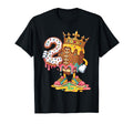 Football 2Nd Birthday Ice Cream T-Shirt - Fun Novelty Design for Adults