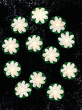 Hortsun 12 Pcs Floating Lotus Lights with Batteries Lily Pads Pool Flowers Diwali Pooja Decorations Floating Candles Decor for Pool Pond Outdoor Indoor(3.94 Inch,White)