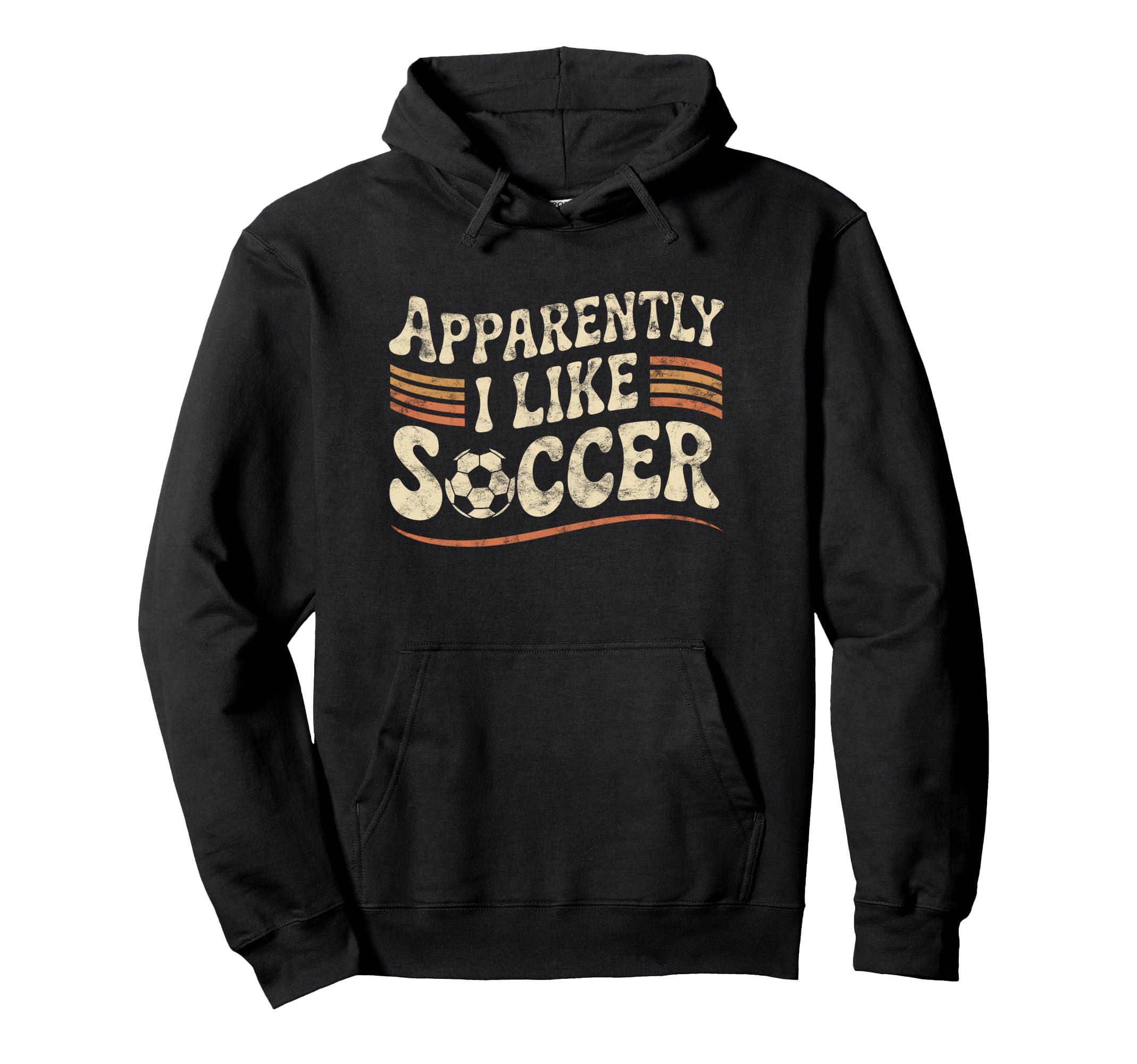 Apparently I Like Soccer Game Day Mom Hoodie - Casual Everyday Wear Unisex