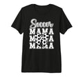 Soccer Mama Coquette Soccer Mom Soccer T-Shirt - Trendy Graphic Unisex
