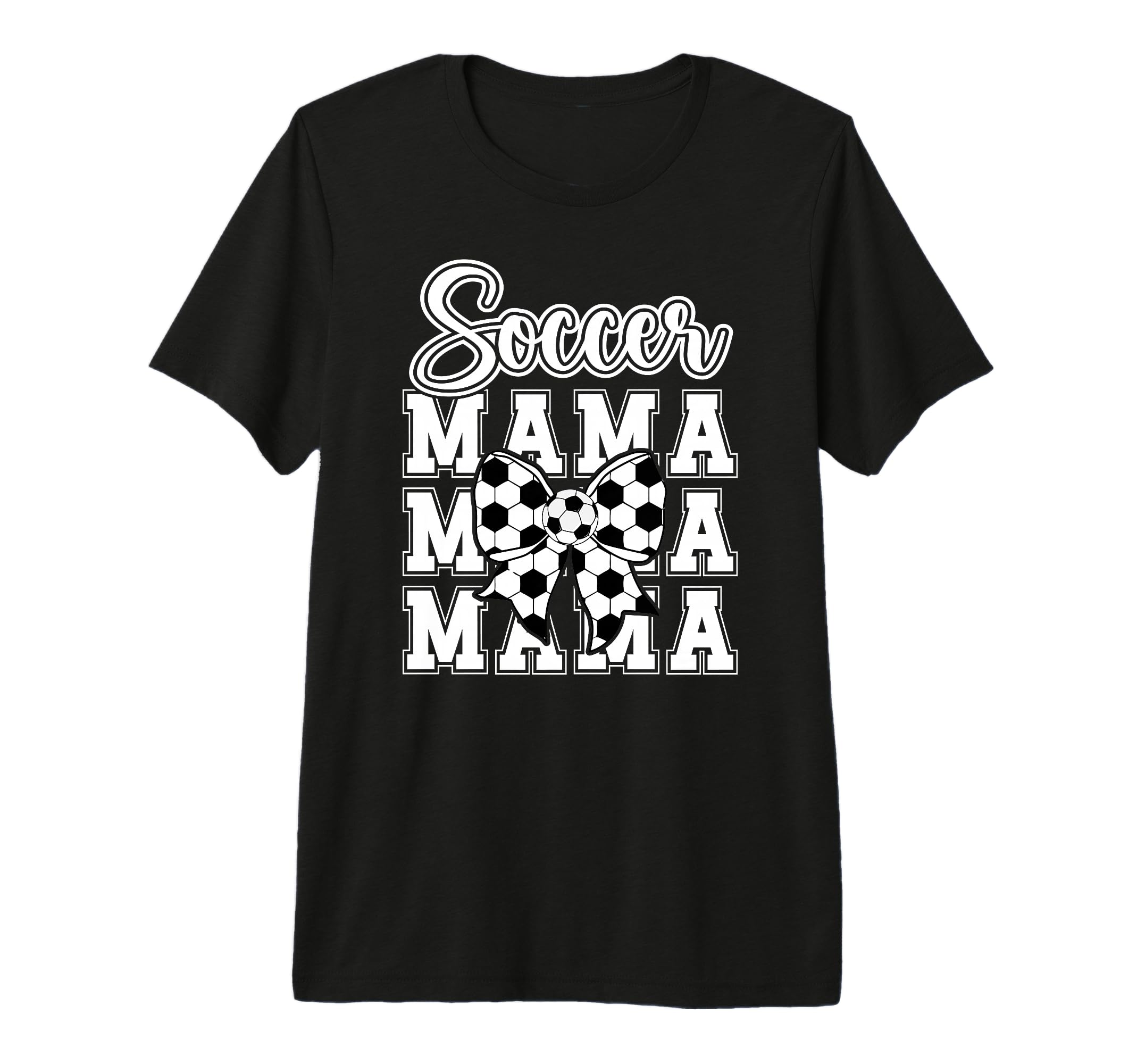 Soccer Mama Coquette Soccer Mom Soccer T-Shirt - Trendy Graphic Unisex
